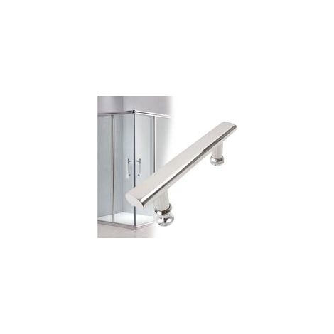 Poignées ou boutons de porte de douche en acier inoxydable chromé pour cabine de douche 145 mm (1/4)