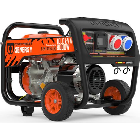 Groupe électrogène 8000W-400V 7000W-230V essence triphasé démarrage manuel modèle Bentayga-S (1/3)