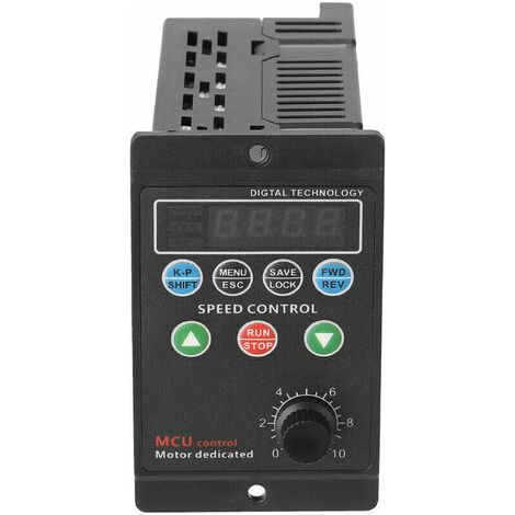 LaBlanc - Inversor de frecuencia para motor trifásico monofásico de 220 V - Pantalla digital de 4 dígitos - Tipo multicolor
