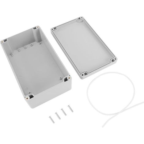 Scatola di derivazione per cavi elettrici da esterno, IP65, impermeabile, in ABS, per esterni, contenitore elettrico, scatola terminale di collegamento per cablaggio (200 x 120 x 75 mm)