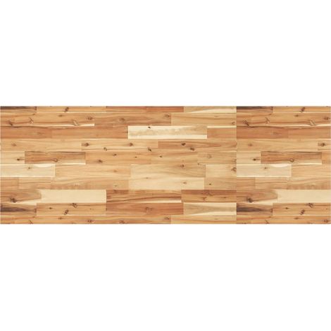 Waschtischplatte Ölbeschichtung 120x50x2 cm Massivholz Akazie