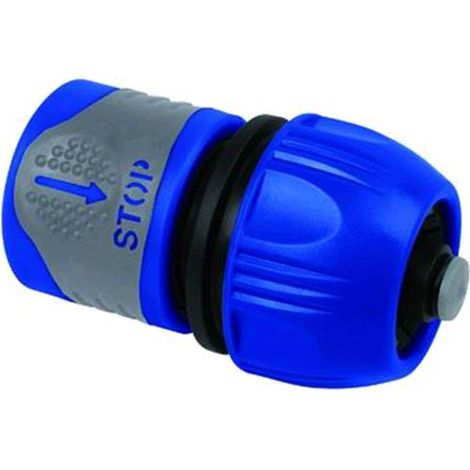 Raccordo Rapido irrigazione Hu-Firma P.Gomma 1/2-5/8-3/4 Hu-301Stop conf. 10 pz
