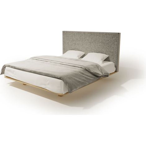 LETTO IMBOTTITO SONAR 120x200 SOLIK ROVERE NATURALE