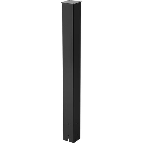VEVOR Poste para Buzón, 1094 x 110 x 110 mm, Soporte para Buzón Empotrado de Acero con Recubrimiento en Polvo, Kit de Poste Metálico Resistente para Uso Residencial en Exteriores, Color Negro (1/5)