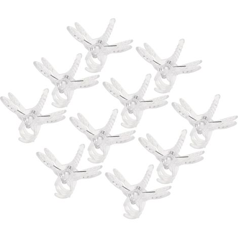 Pflanzenclips von Pflanzenstielen an windigen und