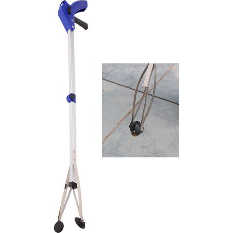 Pinces à déchets, pinces à déchets, pinces à déchets, clips sanitaires, dispositifs de récupération des déchets, pinces à déchets pliables en tube carré d'aluminium renforcé (1/5)