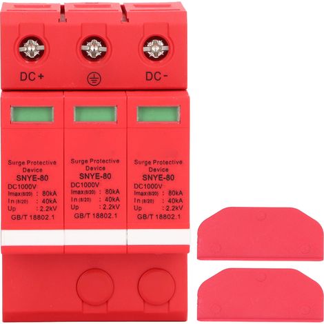 Parafoudre 80kA 1000V Protection de surtension 3P pour boîte de distribution (1/5)