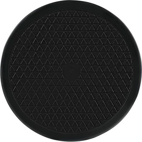 Plateau Tournant Universel 30cm (Plateau Rond Rotatif 360° Multifonction, Taille L, Supporte 80 kg, idéal pour TV, Enceintes, Ecrans, Plantes, Ustensiles de Cuisine, Modelisme) Noir (1/5)