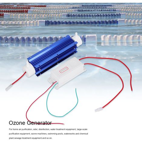 Générateur d'ozone, ioniseur, purificateur d'air à tube de quartz, alimentation 220 V, 10 g (1/5)