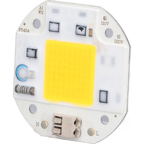 LED COB haute puissance, 70 W, blanc chaud (2800-3500 K), sans alimentation, idéale pour l'éclairage DIY. Fonctionne sans fil. (1/5)
