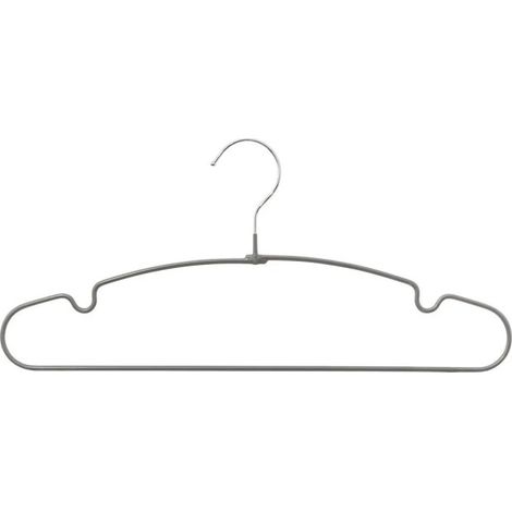 Lot de 5 Cintres "Métal" 40cm Gris