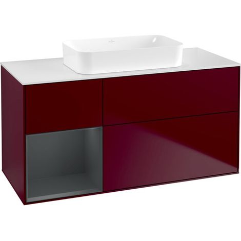 Villeroy & Boch F701HGHB Meuble sous-lavabo Finion F70 (1/2)