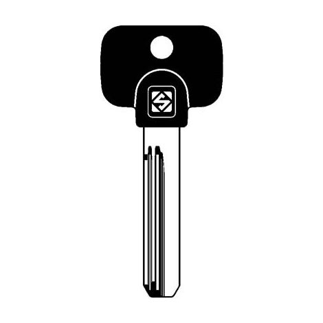 Chiave Punzonata Multlock MTK4RP Silca Ottone Nichelato 5 Pezzi