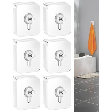 Set of 30 Adhesive Picture Hangers Without Drilling, Wall Mounting Frame Hangers, Adhesive Frame Attachment Hooks for Hanging Photo Frames, Photos, Paintings (1/5)