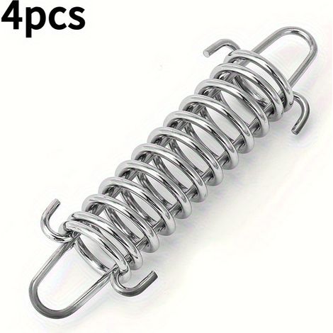 4 boucles à ressort haute résistance pour tentes — Idéales pour le camping et la tension d'auvents (1/5)