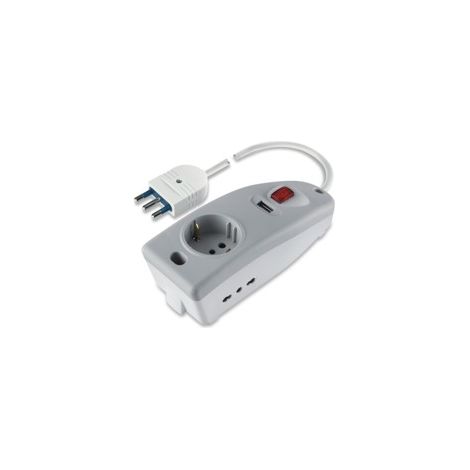 Presa Multipla Usb 2P+T-16A-(S17) Random 1x2P+T-16A-(P30) 2x2P+T-16A-(P17/11) 1xUSB 5V 2.1A