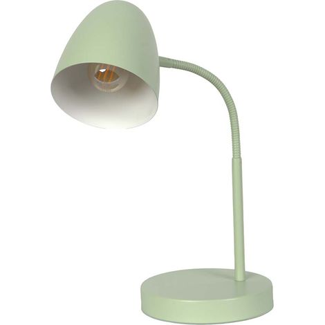 Tischlampe Tischleuchte Nachttischleuchte Leselampe Spot beweglich grün H 40 cm