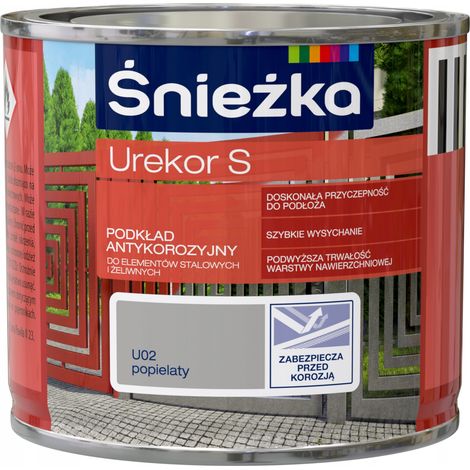 Śnieżka Urekor S Korrosionsschutzgrundierung für Metall, aschgrau, 0,2 l