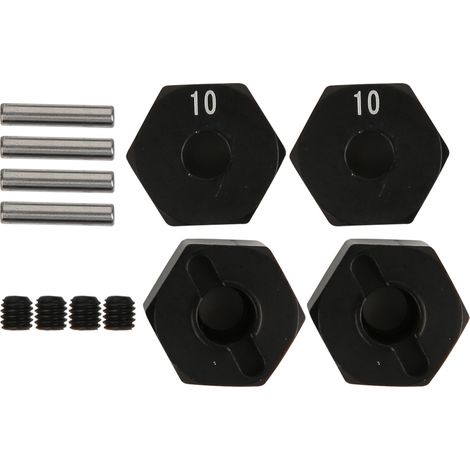 Moyeux hexagonaux de roue 10mm pour SCX10 90046 90047 RR10 RC Crawler - Pièce de rechange et accessoire de mise à niveau (1/5)