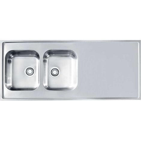 Alveus Classic Pro - Lavello, 140x60 cm, acciaio inox 1132129 (1/3)