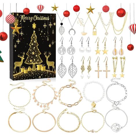 24-tägiger Adventskalender für Mädchen, Countdown-Kalender  2025, Lustige Weihnachtsgeschenke mit Überraschungen für Frauen, Ehefrauen, Geburtstag, Valentinstag und Feiertage (1/5)