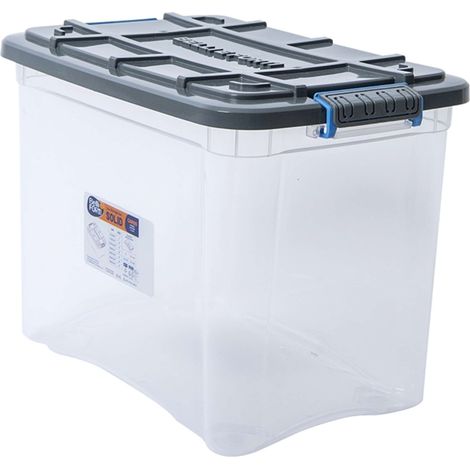 Storage Box Solid Basic 18Lt 58X38,5X15 Cm - Colori Assortiti