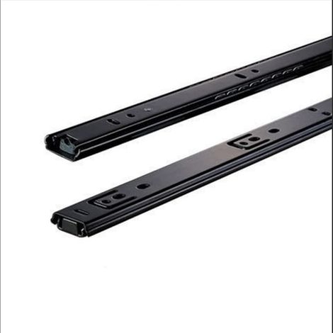 Glissières de tiroir 18 pouces, rail guidage pour support clavier, (1/5)