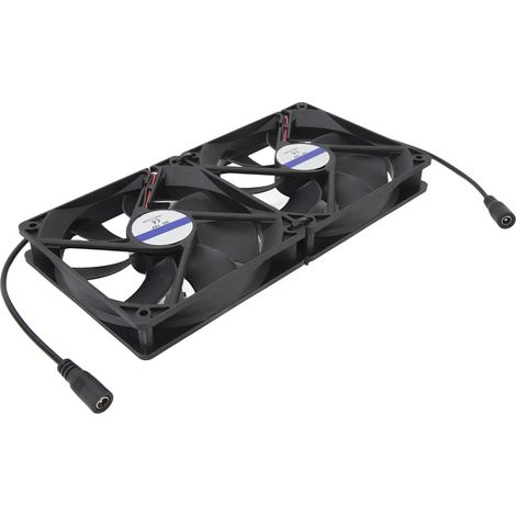 Ventilateur solaire portable 10 W, léger, en silicium monocristallin, kit de ventilateurs à panneau solaire largement utilisé pour serre, camping-car et pièce pour animaux. (1/5)