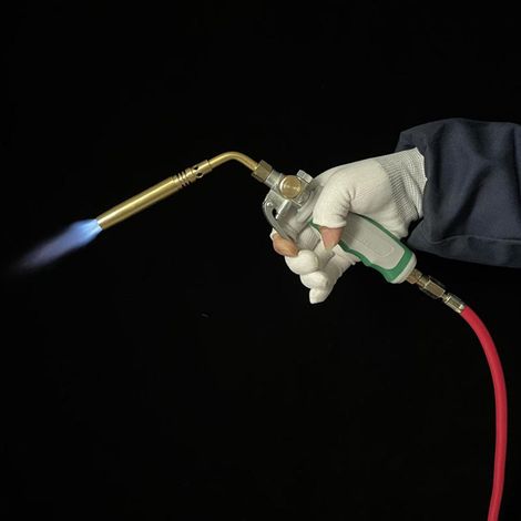 Torche multifonction MAPP et propane avec tuyau de 1,6 m et allumage par gâchette (1/5)