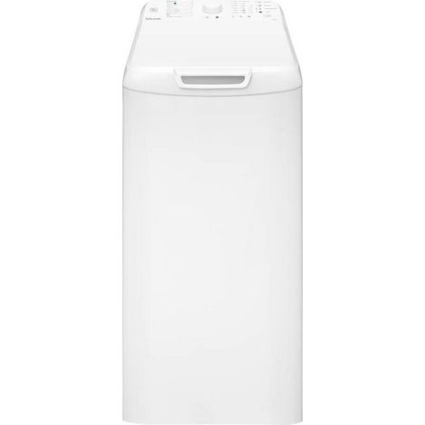 Lave-linge top 6,5kg 1200trs/min – Programme Hygiène – Touche Favori – Programme Express 39′ – Dimensions 85x40x60cm – Vedette (1/5)