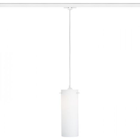 Lampadario Lampada CLAUDIA per binario trifase  vetro smerigliato 230V E27 15W