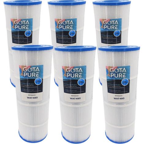 6 filtres piscine WAT480 Gota Pure compatible Waterair Escawat (1/3)