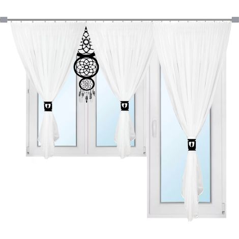 Moderner Vorhang für Wohnzimmerfenster/Balkon, durchbrochener Traumfänger 300x150 200x250