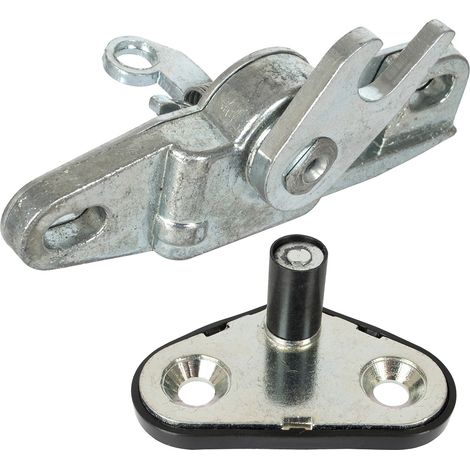 Renault Master II 1998- Cerradura + pestillo superior para la puerta lateral corredera derecha (juego de 2 piezas). (1/2)