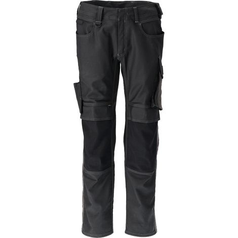 MASCOT Pantalone da lavoro unico con tasche per ginocchiere - 21979-459-Nero-46-76