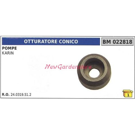Otturatore conico UNIVERSALE pompa Bertolini KARIN 022818