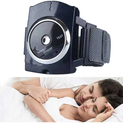 Bracelet anti-ronflement infrarouge, bande de poignet pour sommeil paisible, aide anti-ronflement, silencieux ronflement, stabilisateur nocturne (1/5)