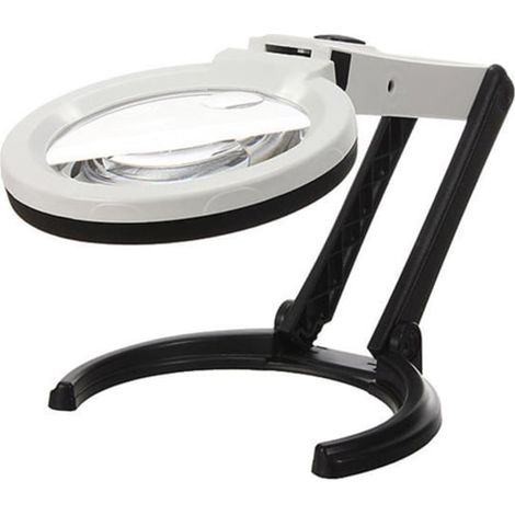 Loupe pliable grand format avec lampe LED 2 x 120 mm-Loupe pliable grand format avec lampe LED 2 x 120 mm (1/5)