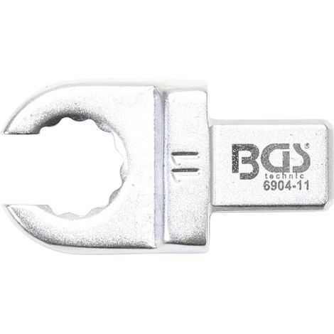 BGS Einsteck-Ringschlüssel offen 11 mm Aufnahme 9 x 12 mm - 6904-11