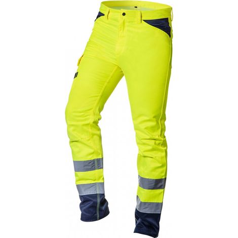 Pantaloni ad alta visibilità, 40% poliestere, 60% cotone, 260 g/m², taglia XXL (1/5)