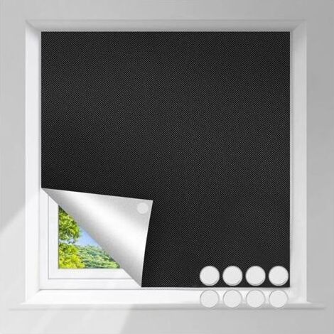 Magnetic Blackout Blind for Windows No Drilling Blackout Blind Fabric Insulation for Roof Window Sun Protection Film Window Portable for Bedroom Loft Baby Room Bedroom (1/5)