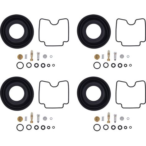 Kit de Réparation de Carburateur, Kit D'entretien de Carburateur de Moto 56 Pièces avec Joint de Diaphragme de Remplacement de Joint Torique pour GSF1200 Bandit 2001‑2006 (1/5)