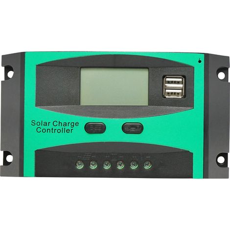 Regolatore di tensione per pannello solare 20A 12V/24V con 2 porte USB – Breckner Germany (1/5)