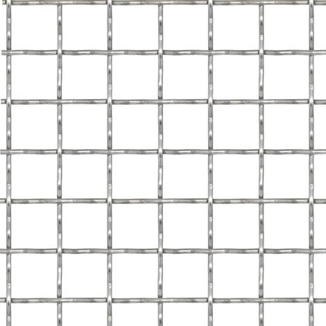 Maison Exclusive - Wellengitter Edelstahl 100x85 cm 31x31x3 mm (1/3)