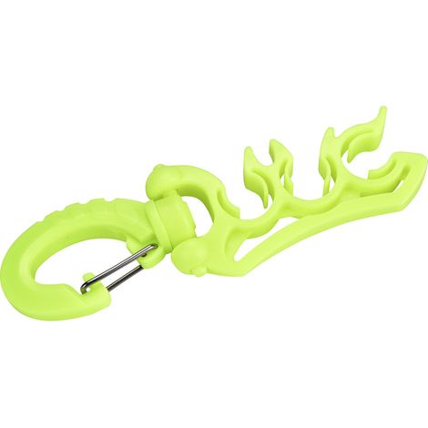 Support de Double Tuyau BCD de Plongée Sous-Marine avec Clip et Attache (Jaune) (1/5)