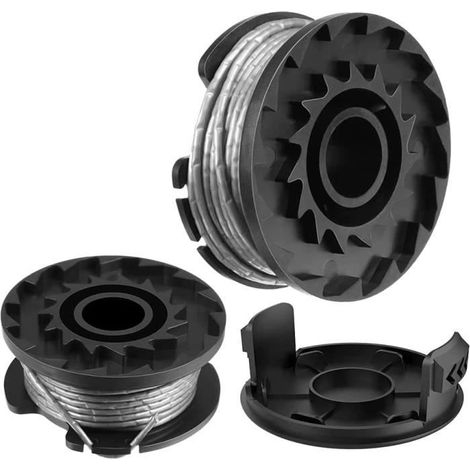 Bobine de Fil Compatible pour BOSCH EasyGrassCut 18 23 26 - 2 Pièces (1/3)