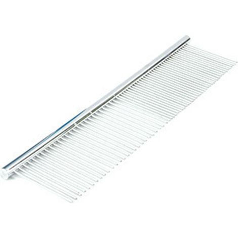 Pet Hair Comb Stainless Steel Dense and Sparse Teeth Knots Removing Rounded Needles Dog Grooming Comb for Cats Dog (1/5)