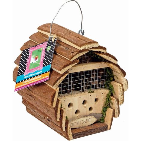 Maison pour insectes - en bois (1/2)