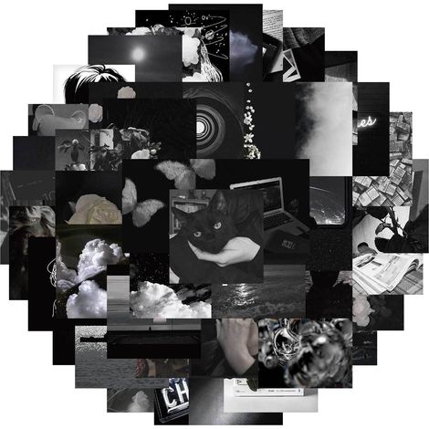 Pack d'Autocollants - Noir et Blanc (1/5)