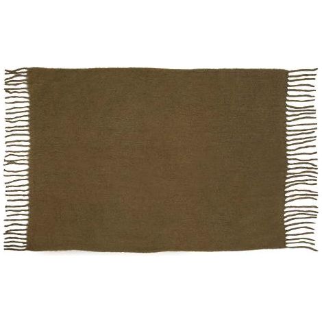 ANDREA HOUSE AX73045 Manta Lana Verde Caqui 125X150Cm - ref: AX73045